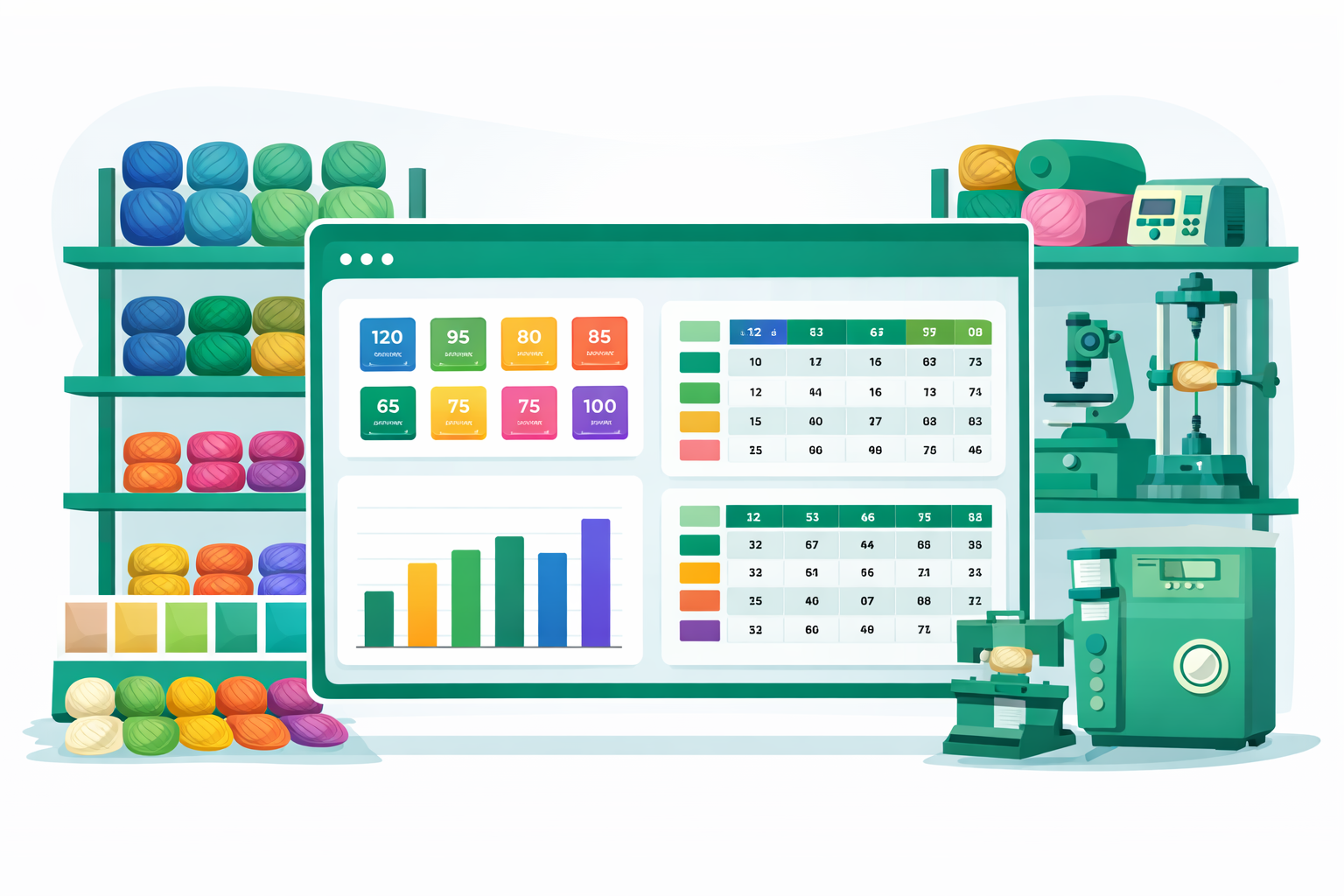 珍妮毛纱管理系统